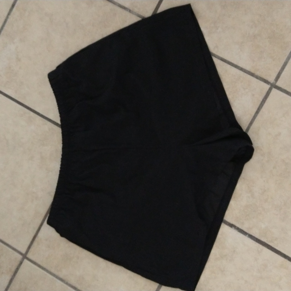 White Stag Women's Dark Athletic Bikini Shorts With Front Pockets